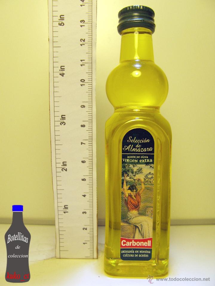 Sammlung von Weinen und Lik&ouml;ren: BOTELLITA BOTELLIN ACEITE DE OLIVA VIRGEN EXTRA CARBONELL SELECCION DE ALMAZARA