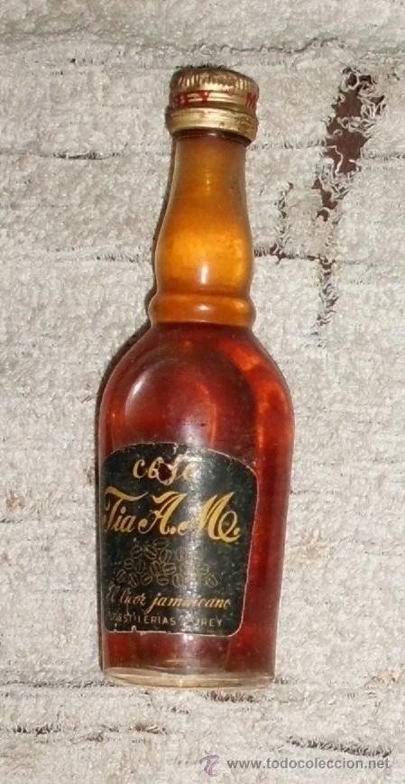 Coleccionismo de vinos y licores: BOTELLIN LICOR DE CAFE TIA A. M. LICOR JAMAICANO. DESTILERIAS MOREY. MALLORCA   RF-3768