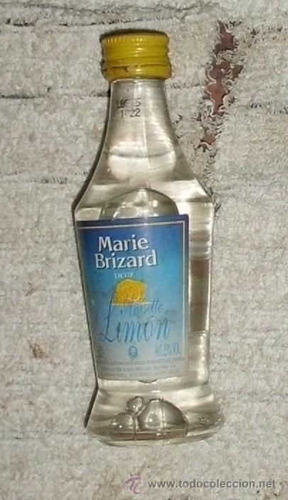 Coleccionismo de vinos y licores: BOTELLIN LICOR ANISETTE LIMON. MARIE BRIZARD   RF-3853