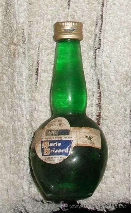 Coleccionismo de vinos y licores: BOTELLIN LICOR DE MENTA MARIE BRIZARD   RF-3859