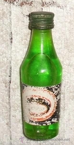Coleccionismo de vinos y licores: BOTELLIN LICOR DE MENTA    RF-3940