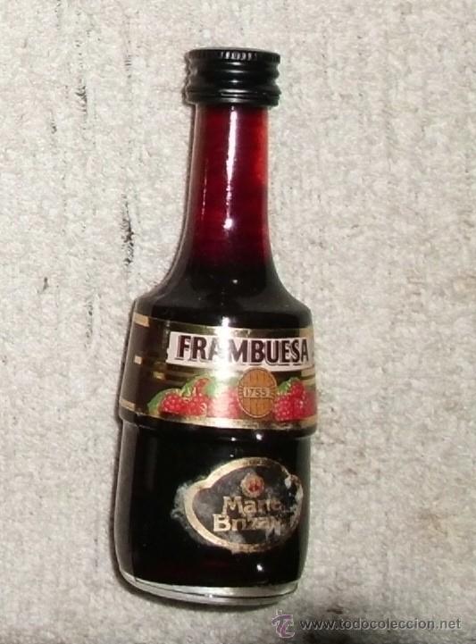Coleccionismo de vinos y licores: BOTELLIN LICOR DE FRAMBUESA MARIE BRIZAR   RF-3999
