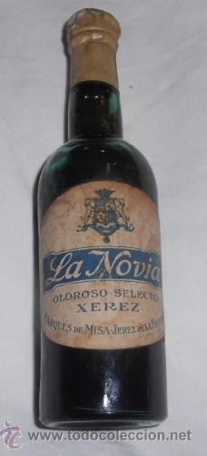 Coleccionismo de vinos y licores: BOTELL&Iacute;N DE OLOROSO SELECTO LA NOVIA, MARQU&Eacute;S DE MISA, DE JEREZ