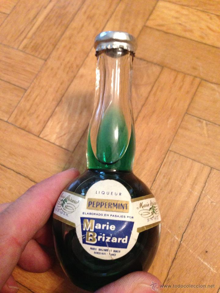 Collezionismo di vini e liquori: ANTIGUO BOTELLIN PEPPERMINT MARIE BRIZARD