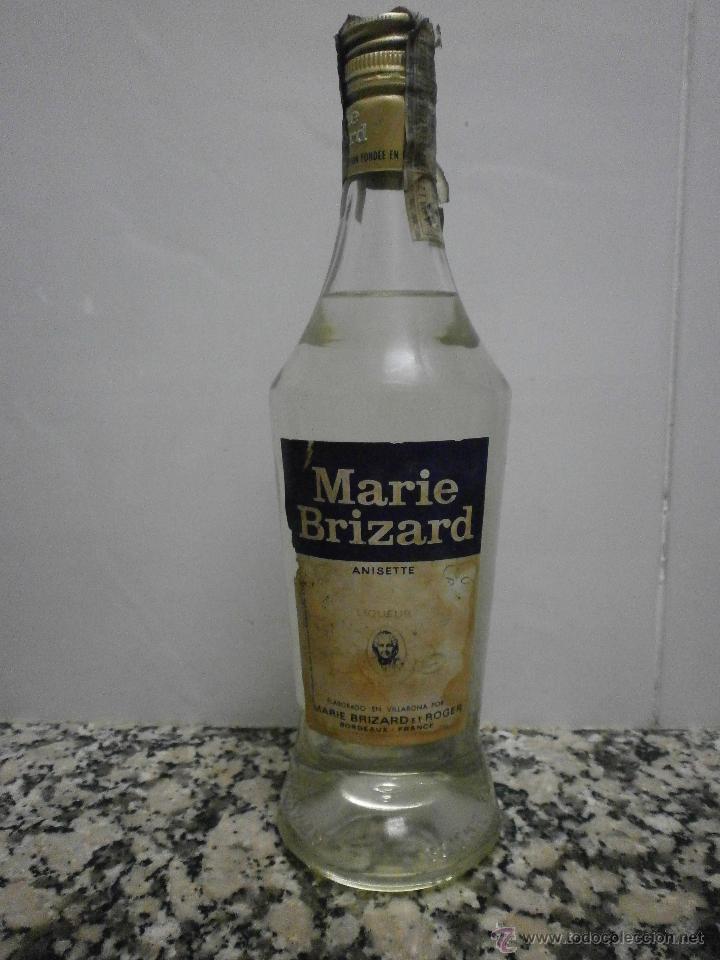 Coleccionismo de vinos y licores: ANTIGUA BOTELLA MARIE BRIZARD ANISETE