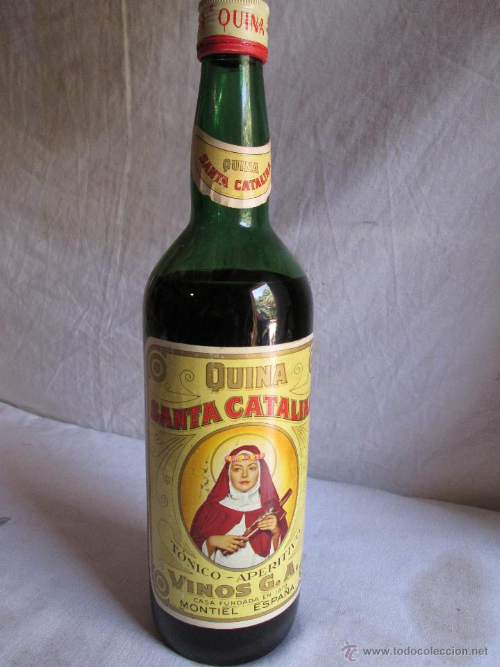Coleccionismo de vinos y licores: QUINA SANTA CATALINA.