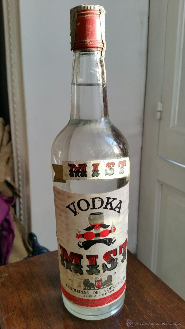 Coleccionismo de vinos y licores: botella vodka Mist - Foto 1
