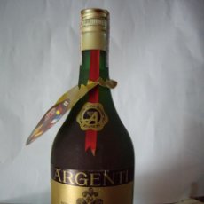 Coleccionismo de vinos y licores: BRANDY ARGENTI RESERVA 10 AÑOS (BOTELLA PRECINTO 4 PESETAS). Lote 50510058