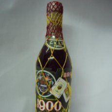 Coleccionismo de vinos y licores: BRANDY 1900 DE TERRY - C.V.E.S. 1900 (BOTELLA PRECINTO 80 CENTIMOS). Lote 50510862