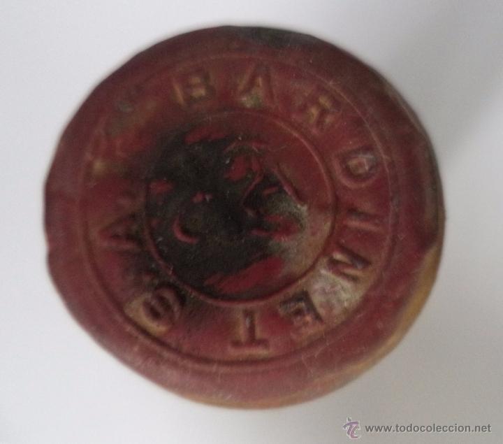 Coleccionismo de vinos y licores: BOTELLA CHERRY BRANDY BARDINET. BORDEAUX. - Foto 3
