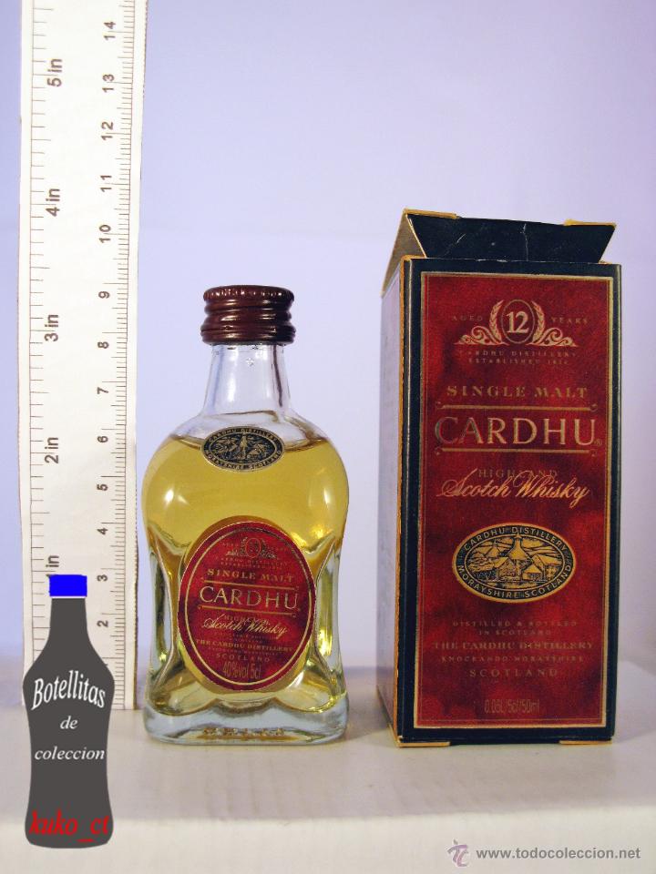 Coleccionismo de vinos y licores: BOTELLITA BOTELLIN CARDHU SINGLE MALT 12 YEARS KNOCKANDO