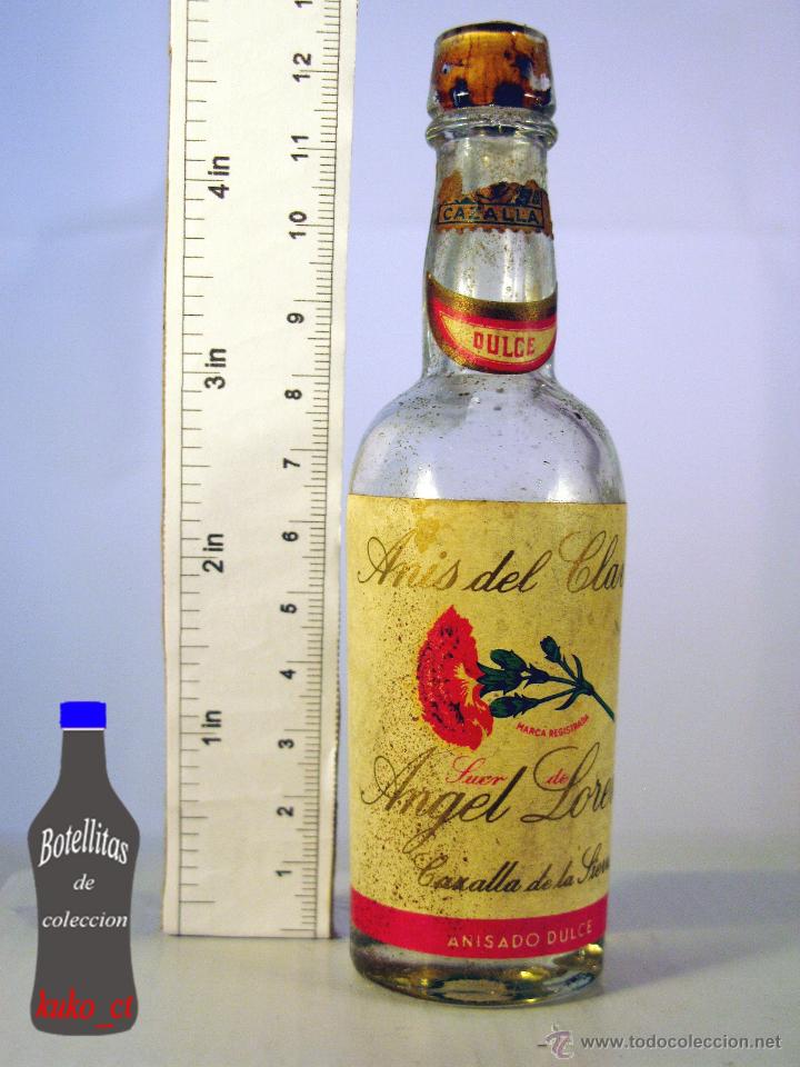 Sammlung von Weinen und Lik&ouml;ren: BOTELLITA BOTELLIN ANIS DEL CLAVEL ANGEL LORENZO CAZALLA DE LA SIERRA