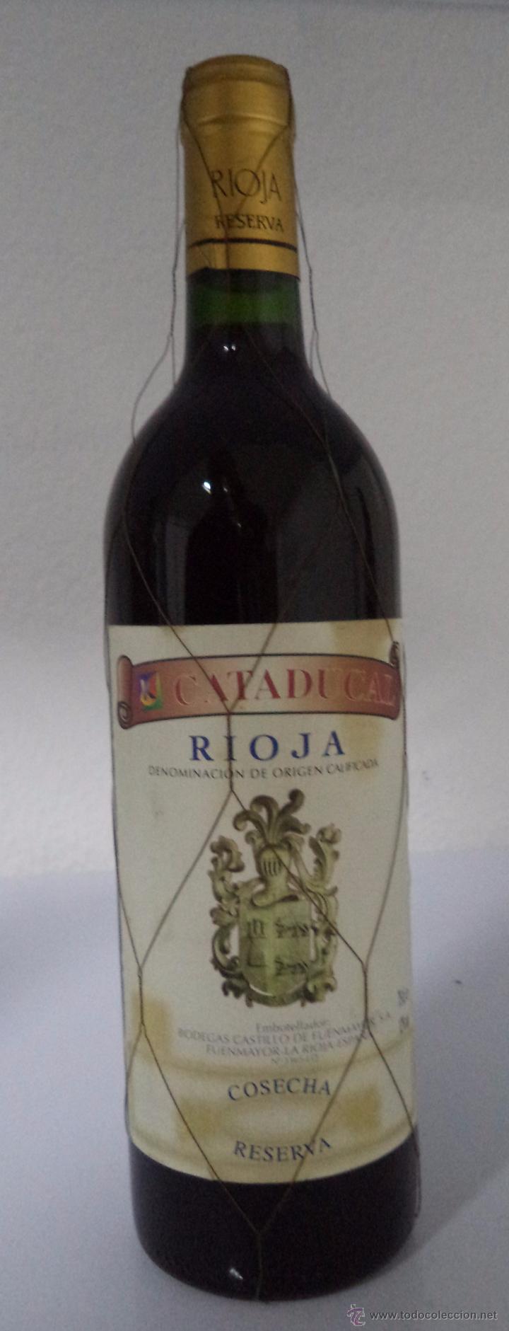 Collectionnisme de vins et liqueurs: BOTELLA DE RIOJA CATADUL RESERVA. BODEGAS CASTILLO DE FUENMAYOR. LA RIOJA.