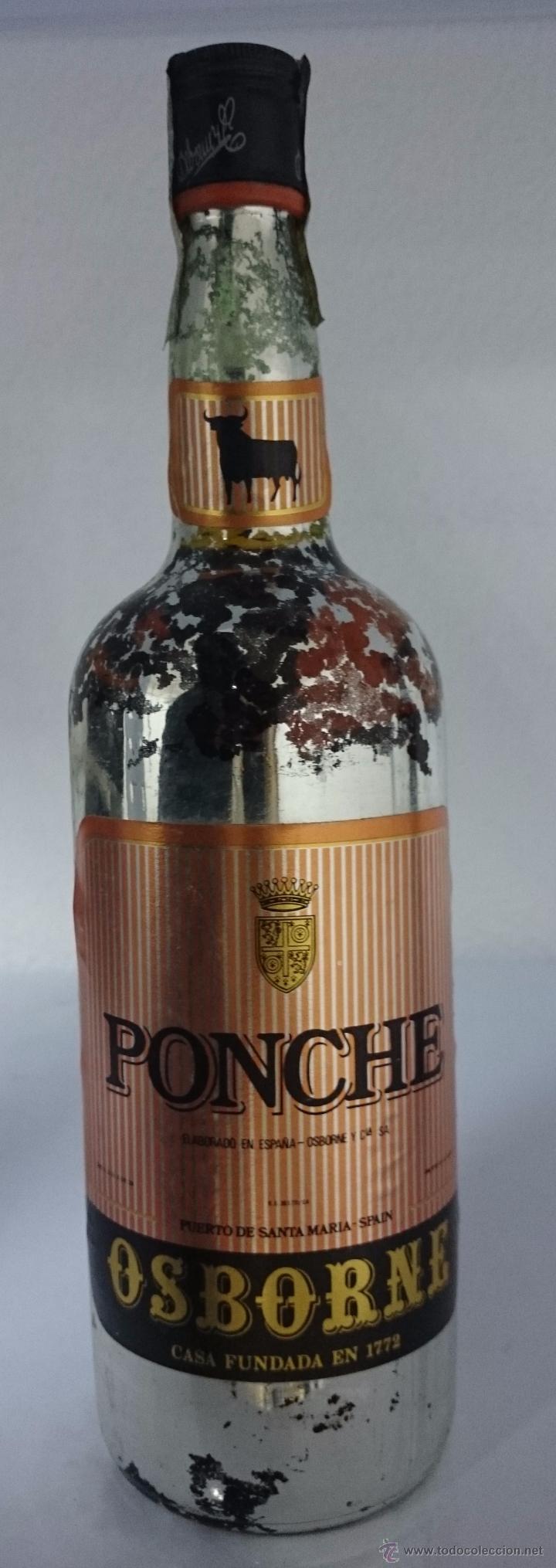 Coleccionismo de vinos y licores: BOTELLA DE PONCHE OSBORNE - Foto 1