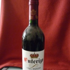 Coleccionismo de vinos y licores: ENTERIZO. VINO TINTO RESERVA. UTIEL-REQUENA. COSECHA 1985