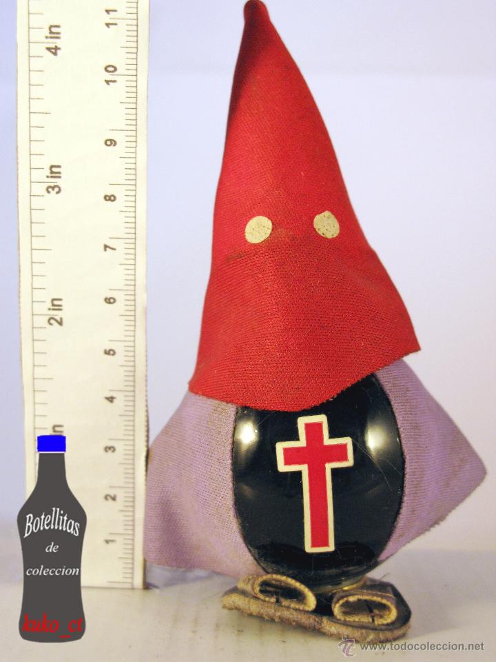 Coleccionismo de vinos y licores: BOTELLITA BOTELLIN CAPIROTE SEMANA SANTA