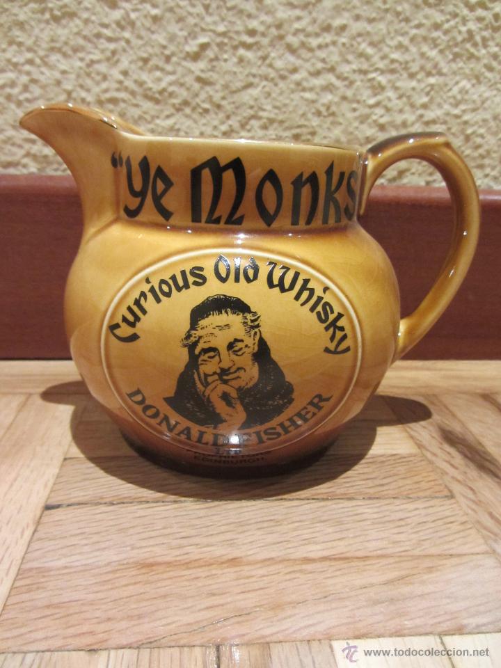 Coleccionismo de vinos y licores: Jarra de Whisky cer&aacute;mica Ye Monks Whisky. Whisky mug. Whisky Jug