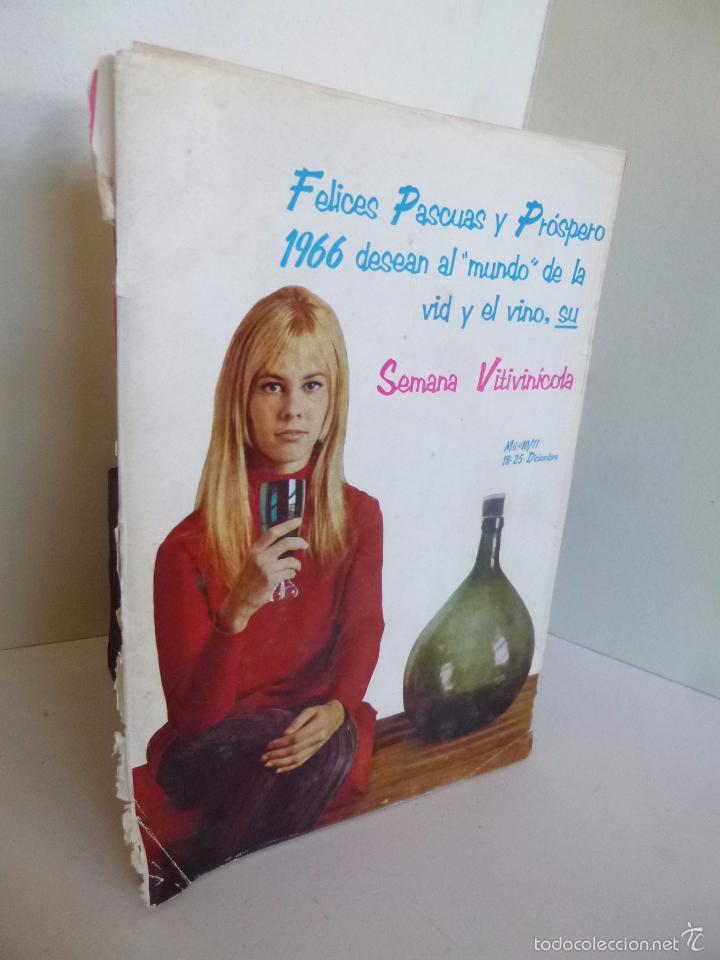 Coleccionismo de vinos y licores: REVISTA LA SEMANA VITIVINICOLA 1010 1011. DICIEMBRE 1965 EXTRA NAVIDAD