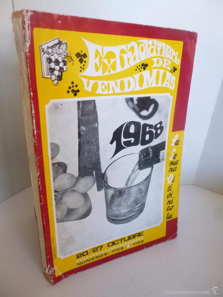 Coleccionismo de vinos y licores: REVISTA LA SEMANA VITIVINICOLA 1158 1159. OCTUBRE 1968 EXTRAORDINARIO DE VENDIMIAS