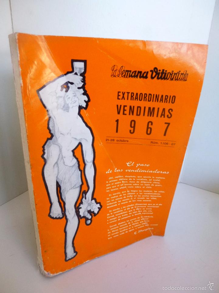 Coleccionismo de vinos y licores: REVISTA LA SEMANA VITIVINICOLA 848 849. JULIO 1962 EXTRAORDINARIO DE VENDIMIAS