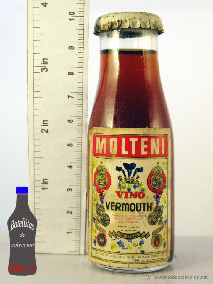 Sammlung von Weinen und Lik&ouml;ren: BOTELLITA BOTELLIN VINO VERMOUTH MOLTENI VIANA ESPA&Ntilde;A