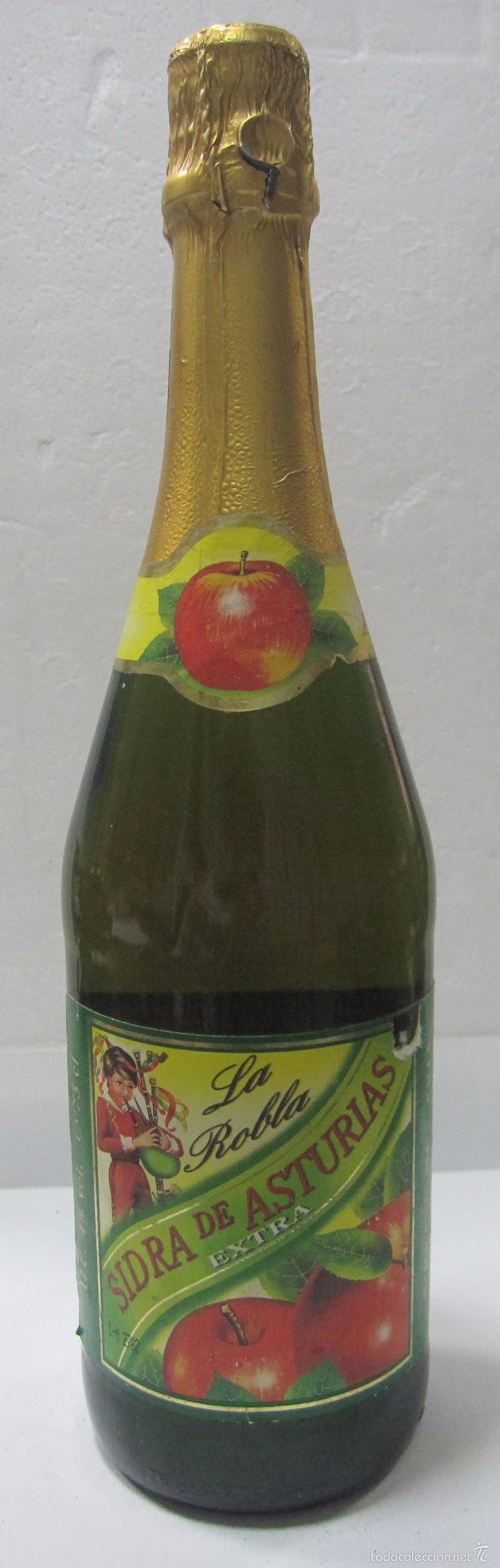 Collection of wines and liquors: BOTELLA DE SIDRA DE ASTURIAS. EXTRA. LA ROBLA.
