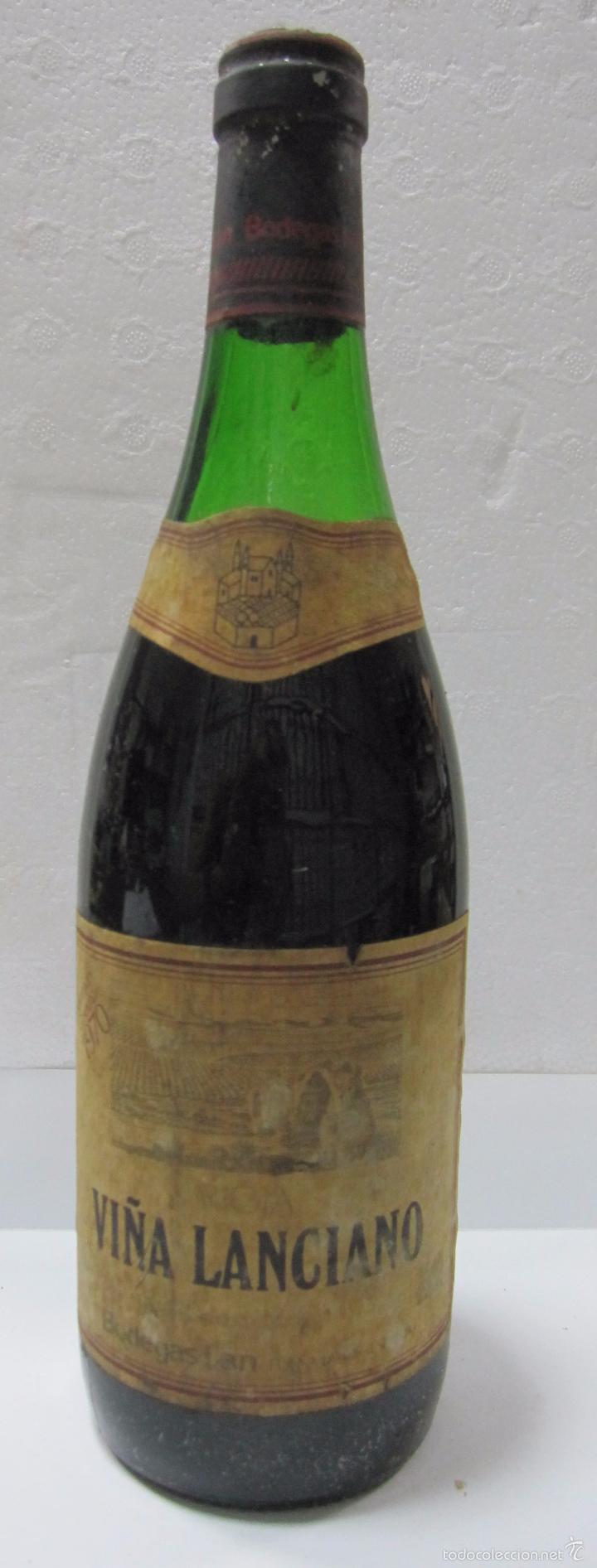 Colecionismo de vinhos e licores: BOTELLA DE VINO VI&Ntilde;A LANCIANO. COSECHA 1970. BODEGAS LAN. FUENMAYOR.