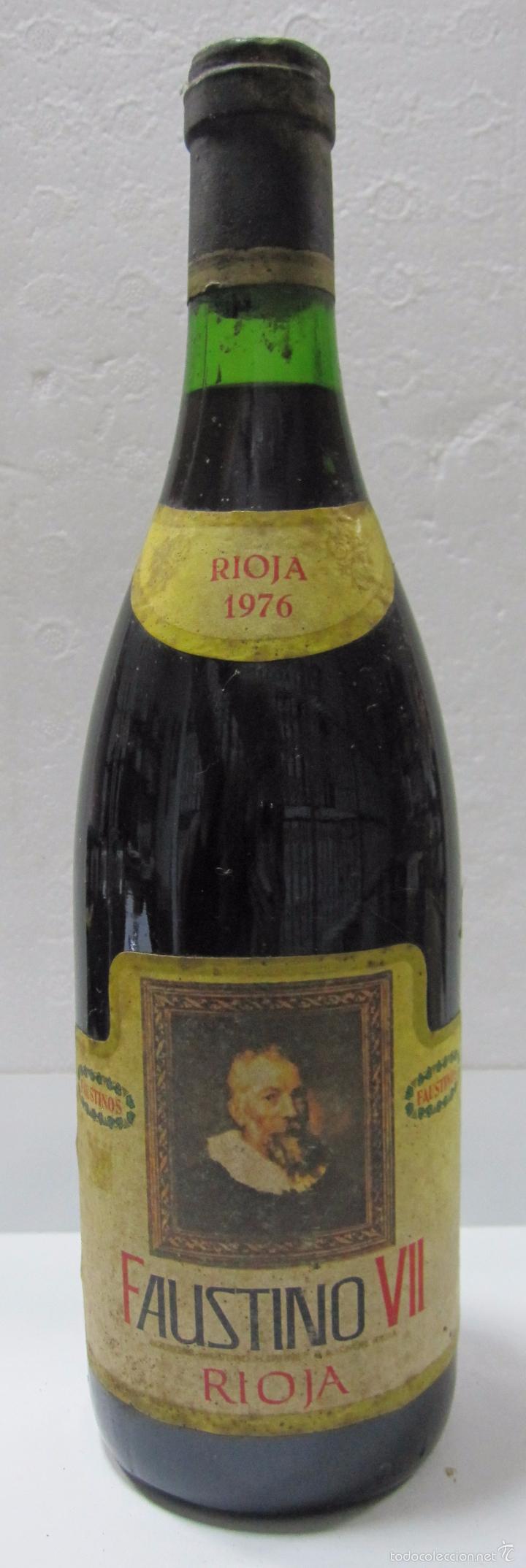 Colecionismo de vinhos e licores: BOTELLA DE VINO RIOJA FAUSTINO VII. COSECHA 1976. RIOJA.