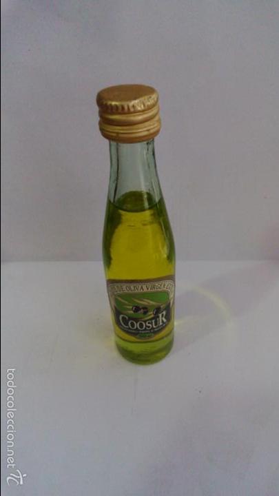 Colecionismo de vinhos e licores: BOTELLIN ACITE DE OLIVA VIRGEN EXTRA COOSUR. VILCHES- JAEN.