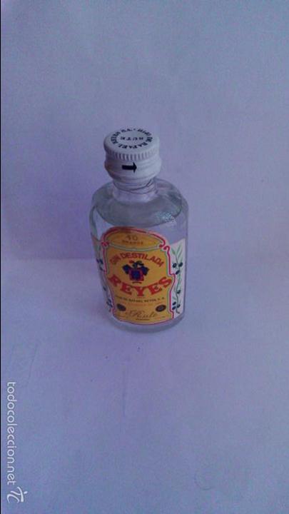 Coleccionismo de vinos y licores: BOTELLIN GINEBRA REYES. HIJOS DE RAFAEL REYES S.A.CORDOBA
