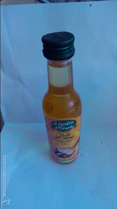 Colecionismo de vinhos e licores: BOTELLIN ACEITE OLIVA VIRGEN EXTRA. L&acute;HUILE D&acute;OLIVE. LESIEUR.