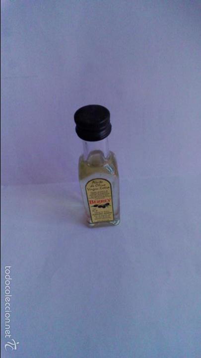 Coleccionismo de vinos y licores: BOTELLIN ACEITE OLIVA VIRGEN EXTRA. BERREY. BERNARDO REINOSO. GRANADA.