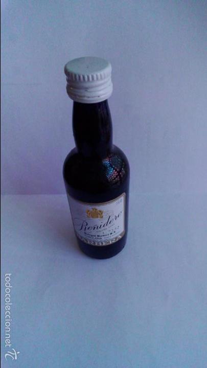 Coleccionismo de vinos y licores: BOTELLIN RE&Ntilde;IDERO. BODEGAS BARBERA S.L. CHICLANA.