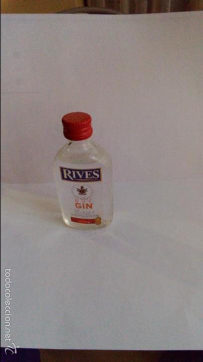 Coleccionismo de vinos y licores: BOTELLIN GINEBRA RIVES PITMAN S.A.