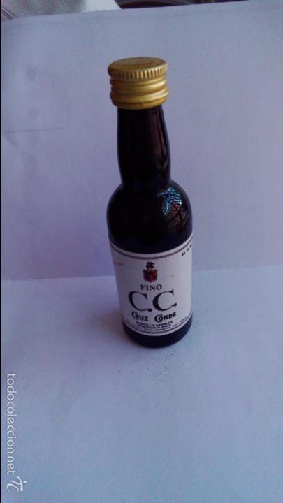 Colecionismo de vinhos e licores: BOTELLIN FINO CRUZ CONDE. MONTILLA-ESPA&Ntilde;A.