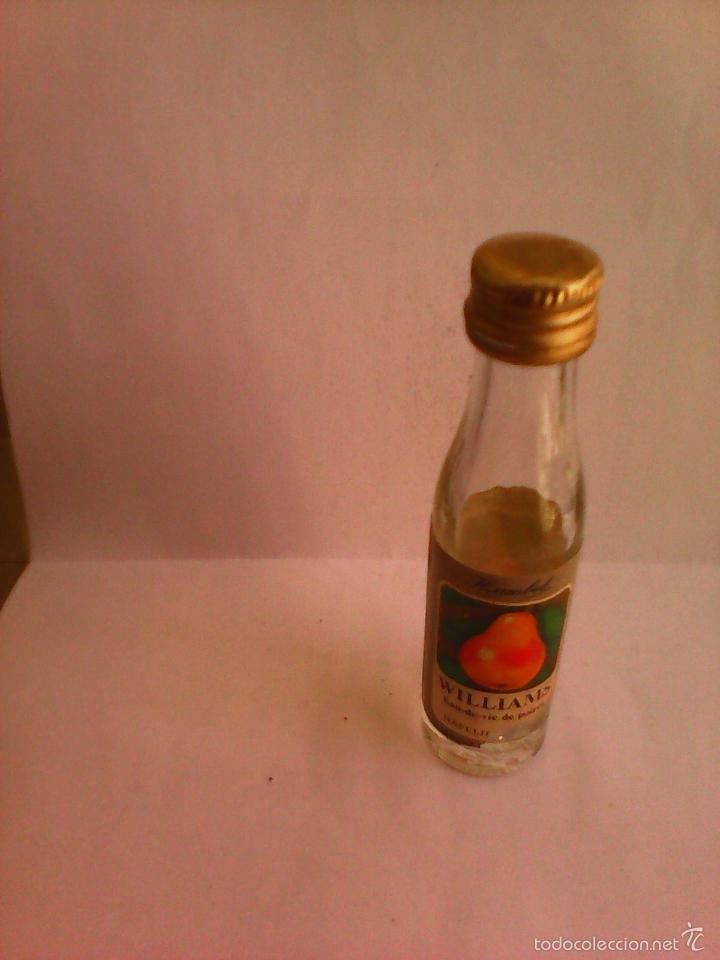 Colecionismo de vinhos e licores: BOTELLIN WILLIAMS EAU DE VIE DE POIRES. DESTILADO EN ALANBIC.