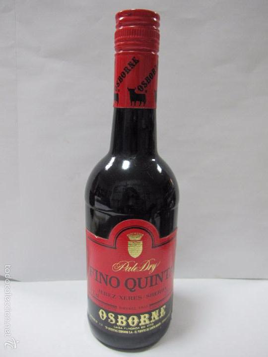 Coleccionismo de vinos y licores: BOTELLA DE VINO FINO QUINTA. PALE DRY. JEREZ. OSBORNE. PARA LE GRAND-DUCH&Eacute; LUXEMBURG. 23,6CM