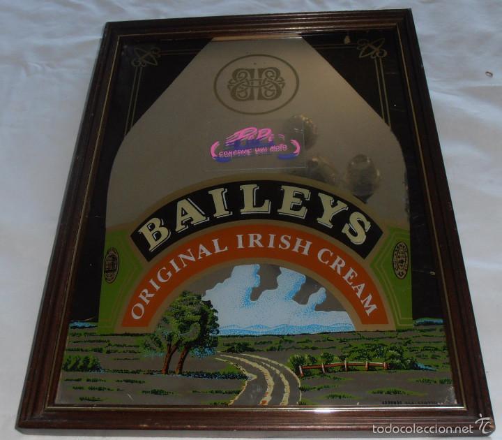 Coleccionismo de vinos y licores: CUADRO ESPEJO BAILEYS - Foto 1