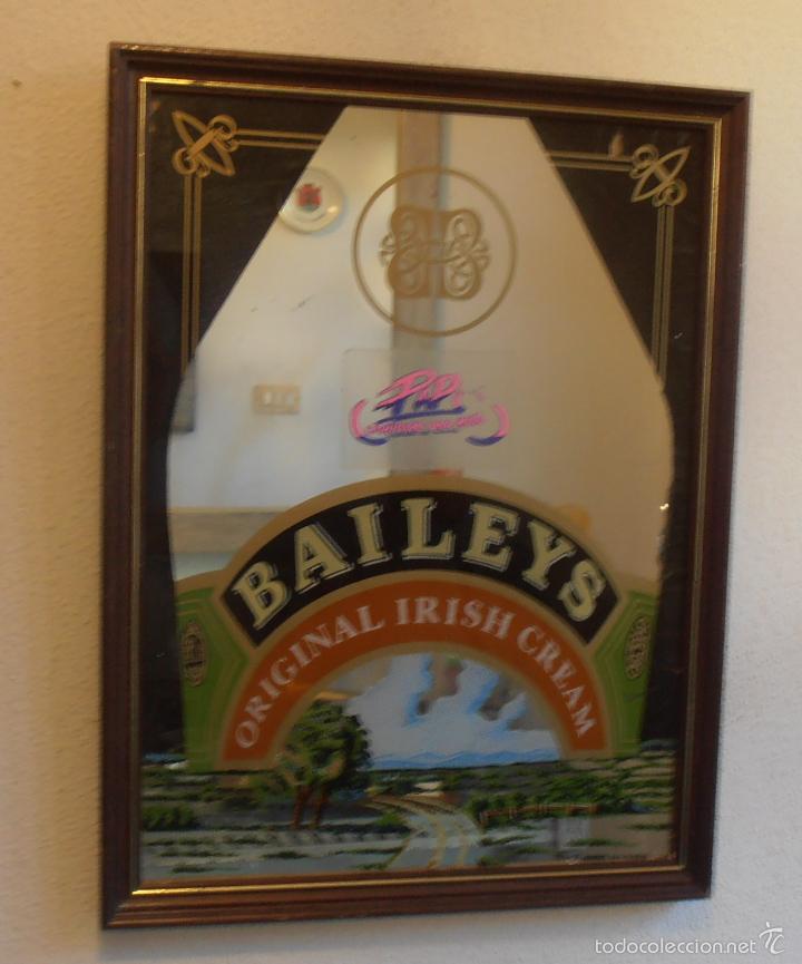 Coleccionismo de vinos y licores: CUADRO ESPEJO BAILEYS - Foto 2