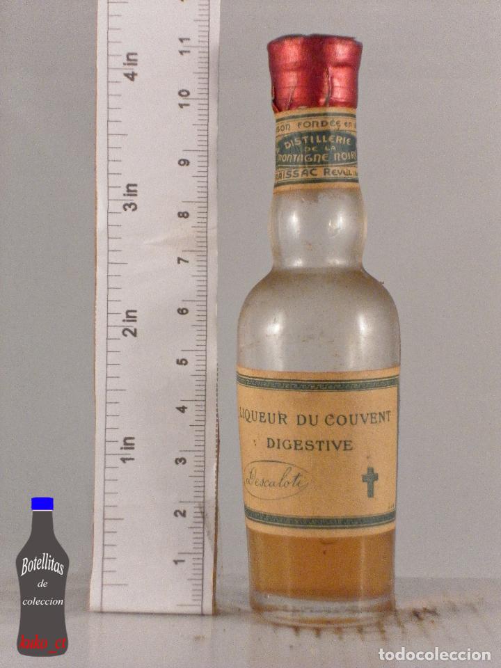 Sammlung von Weinen und Lik&ouml;ren: BOTELLITA BOTELLIN LIQUEUR DU COUVENT DIGESTIVE DESCALOTI