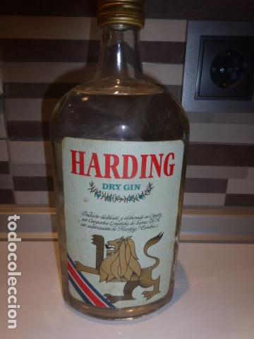 Coleccionismo de vinos y licores: BOTELLA DE GINEBRA DE 100 cl. HARDING DESTILADA EN ESPA&Ntilde;A