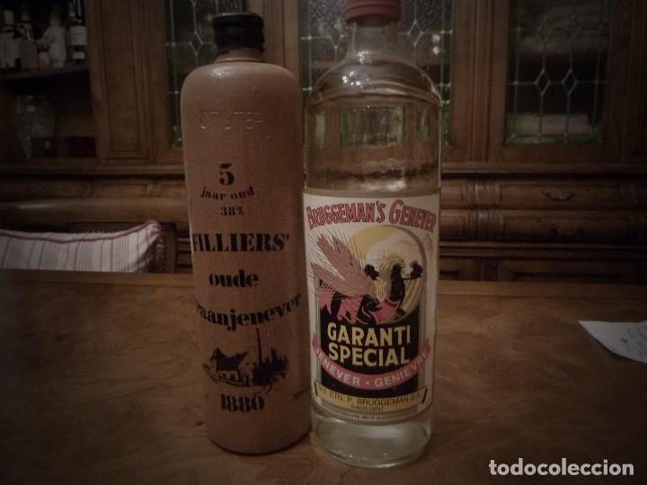 Coleccionismo de vinos y licores: 2 botellas jenever &acute;-ginebra holandesa-