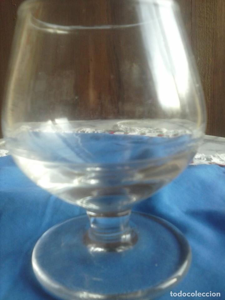 Coleccionismo de vinos y licores: LOTE DE 5 COPAS DE CO&Ntilde;AC . - Foto 4