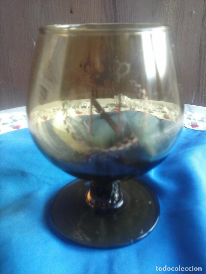 Coleccionismo de vinos y licores: LOTE DE 5 COPAS DE CO&Ntilde;AC . - Foto 6