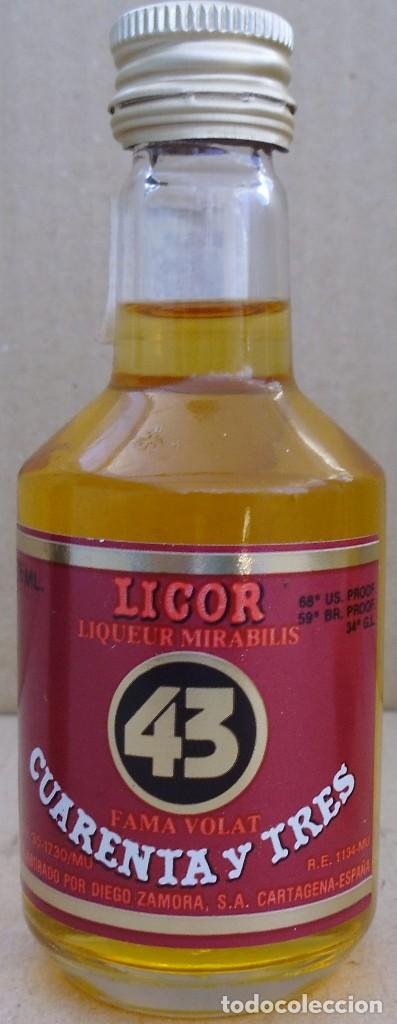 Coleccionismo de vinos y licores: BOTELLIN LICOR 43 - Foto 1