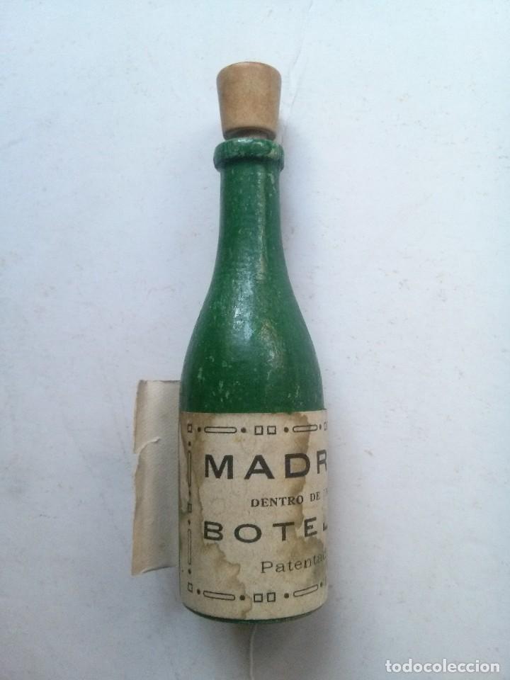 Coleccionismo de vinos y licores: MADRID EN BOTELLA de madera - Foto 3