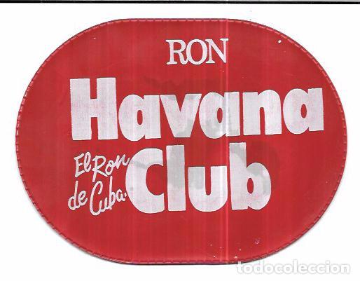 Sammlung von Weinen und Lik&ouml;ren: POSAVASOS DE PLASTICO RON HAVANA CLUB. A&Ntilde;OS 50. 11,9 X 16 CM