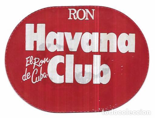 Sammlung von Weinen und Lik&ouml;ren: POSAVASOS DE PLASTICO RON HAVANA CLUB. A&Ntilde;OS 50. 11,9 X 16 CM