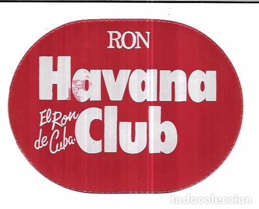 Sammlung von Weinen und Lik&ouml;ren: POSAVASOS DE PLASTICO RON HAVANA CLUB. A&Ntilde;OS 50. 11,9 X 16 CM