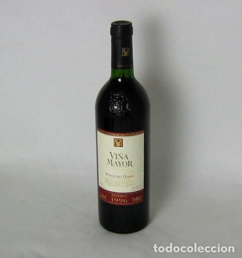 Coleccionismo de vinos y licores: V3 BOTELLA DE VINO TINTO, VI&Ntilde;A MAYOR, RIBERA DEL DUERO, RESERVA 1996